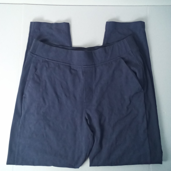 Athleta Brooklyn Textured Ankle Pants Slate Blue - Picture 4 of 7